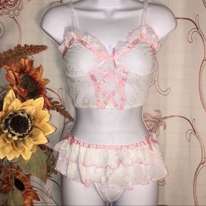 NWT Leg Avenue bra, skirt, and thong set S/M